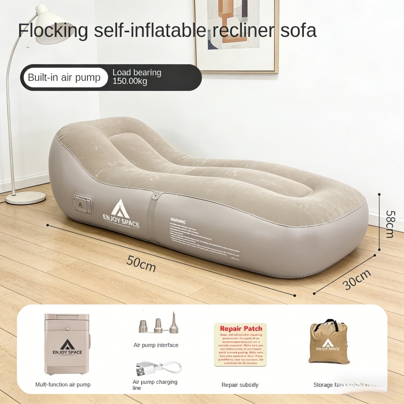 Outdoor Camping Lounge Chairs - Outdoor Leisure Self Inflating Sofa Lounge