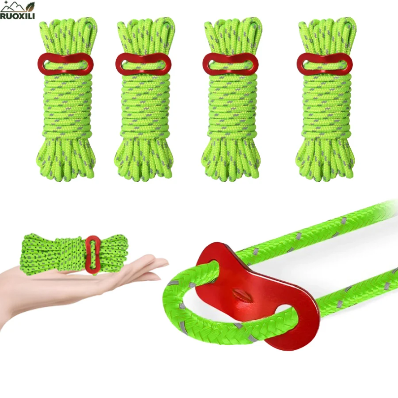 Outdoor Camping Guy - Camping Guylines Ropes for Tent Tarp,Climbing,Hiking
