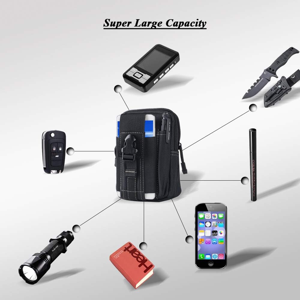 Tactical Molle Belt Pouch Mili - Outdoor Camping Gear avis et prix