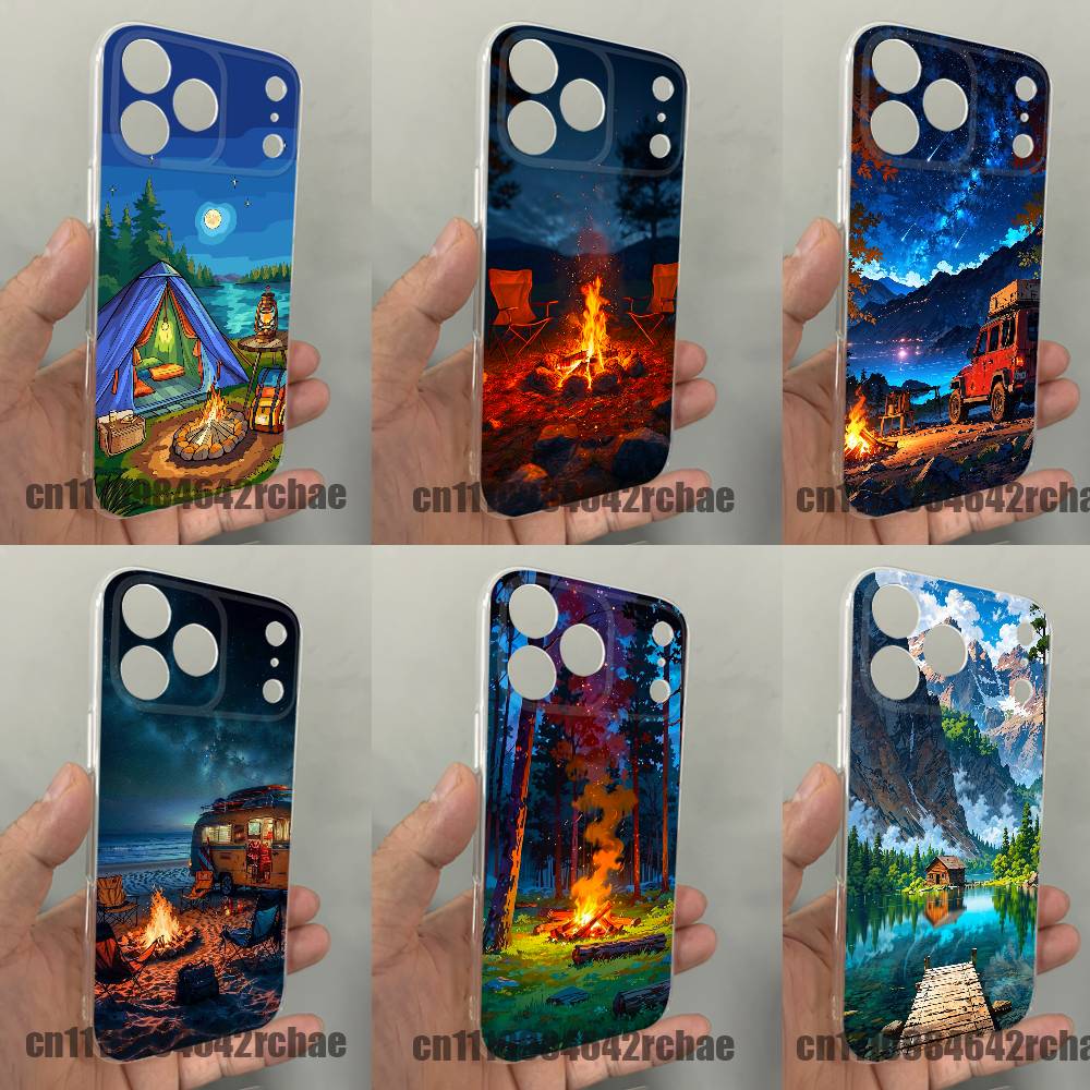 For Outdoor Camping Bonfire Wa - Outdoor Camping Wallpaper avis et prix
