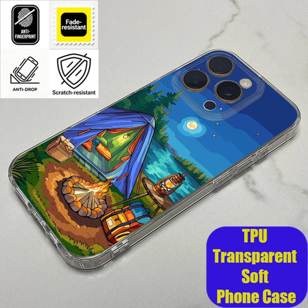 For Outdoor Camping Bonfire Wa - Outdoor Camping Wallpaper avis et prix