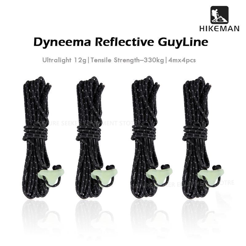 HIKEMAN 4Pcs Dyneema Guyline U - Outdoor Camping Guy avis et prix