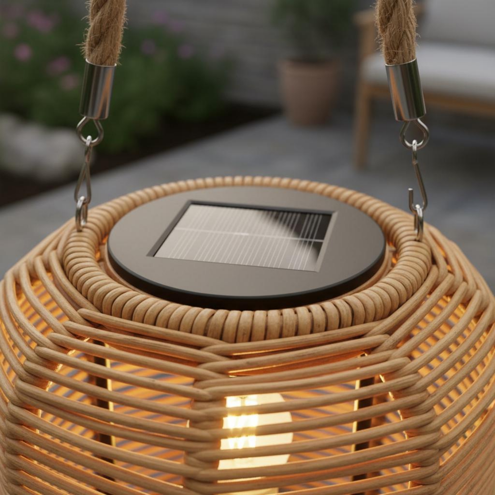 Handwoven Solar Lantern Braide - Camping Solar Lantern avis et prix