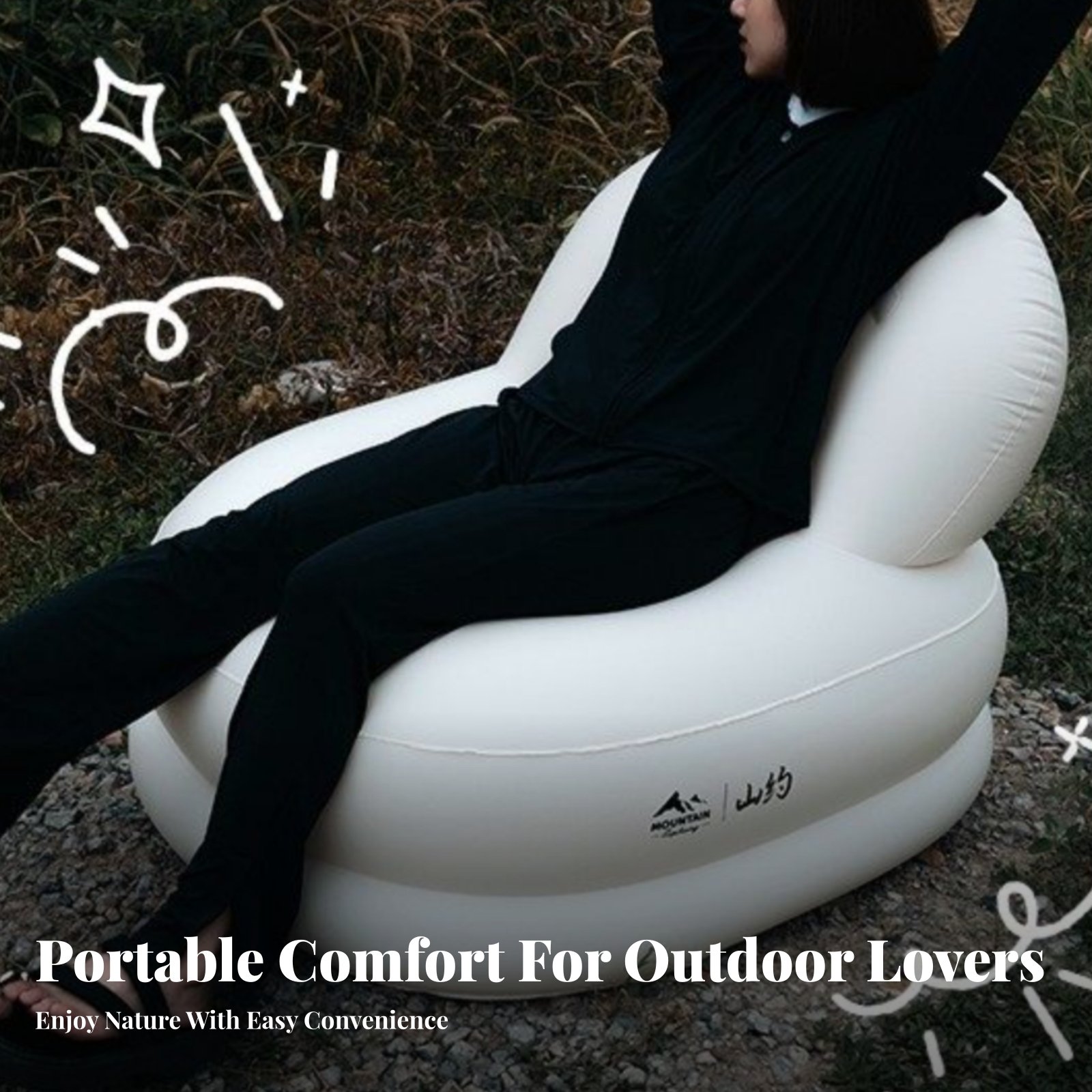 Inflatable Sofa, Camping Air C - Outdoor Camping Lounge Chairs avis et prix