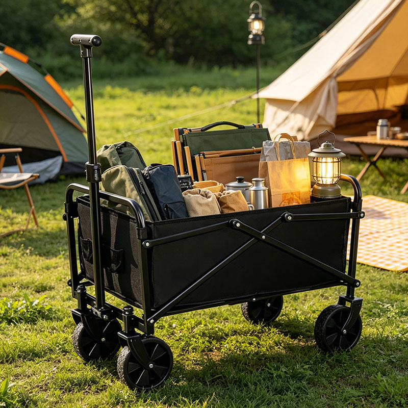 1PC Foldable Camping Wagon Car - Outdoor Camping Trolley avis et prix