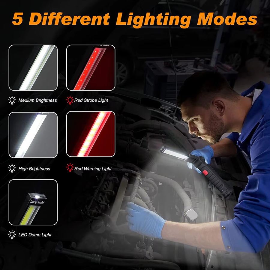 Portable LED Flashlight with M - Outdoor Camping Lamp avis et prix