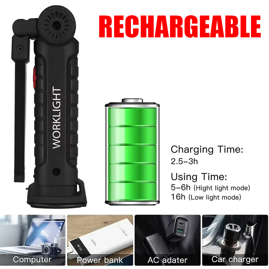 Portable LED Flashlight with M - Outdoor Camping Lamp avis et prix