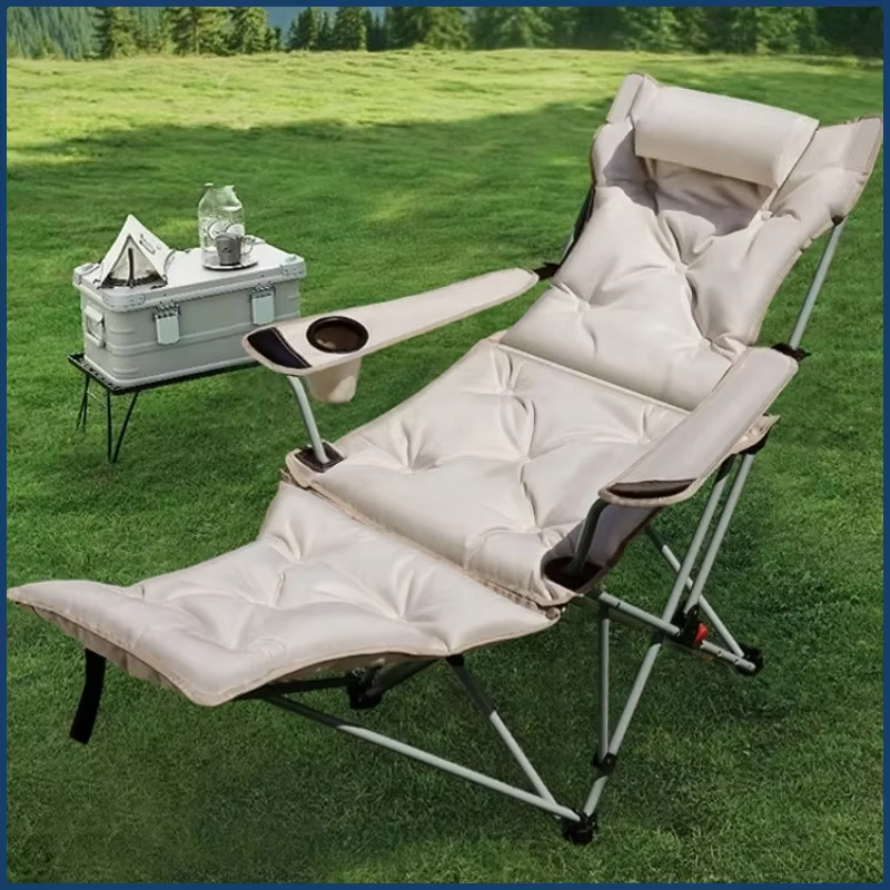 Folding Recliner Portable Camp - Outdoor Camping Lounge Chairs avis et prix