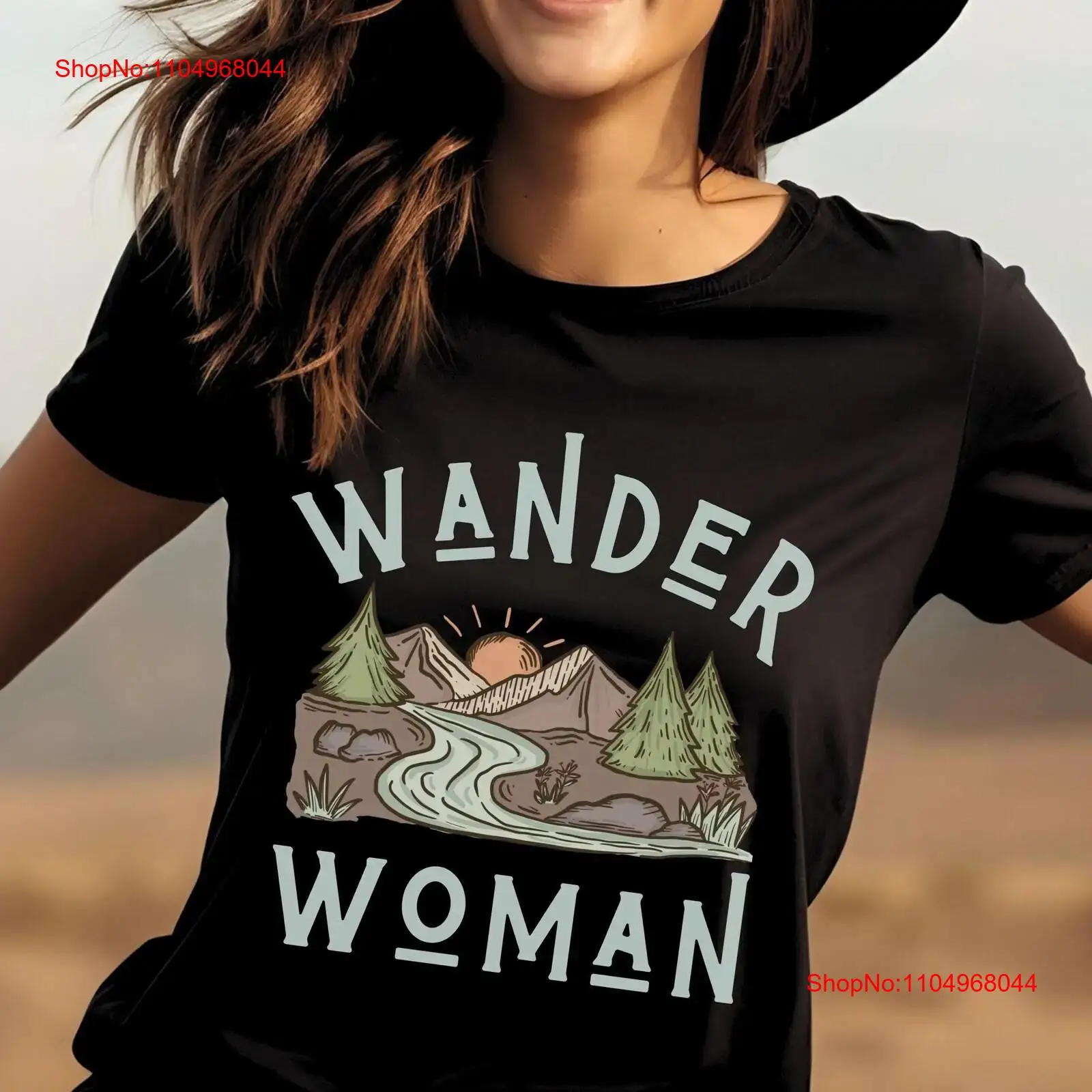 Wander Woman T Shirt Hiking Mo - Outdoor Camping Ideas avis et prix
