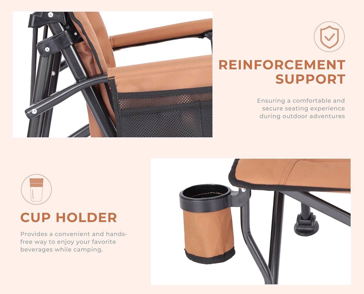 Custom High Quality Adjustable - Quality Outdoor Camping Chairs avis et prix