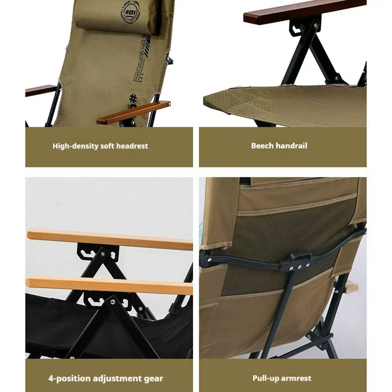 Folding High Back Beach Campin - Outdoor Camping Lounge Chairs avis et prix
