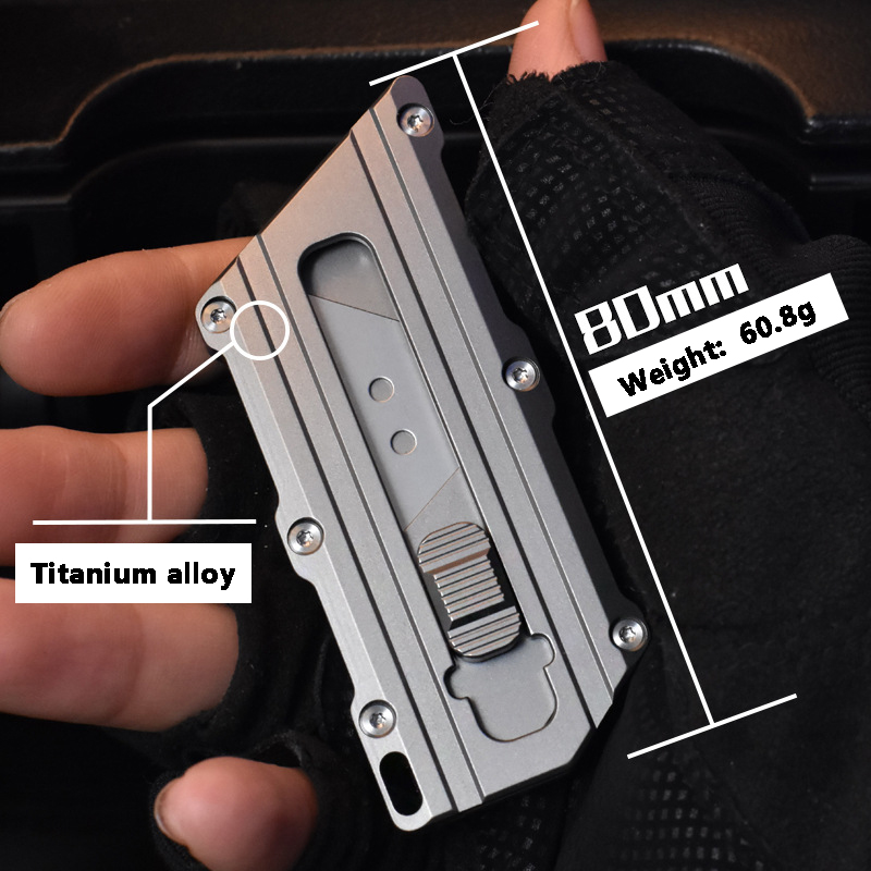 TC4 Titanium Alloy Utility Kni - Outdoor Camping Wallpaper avis et prix