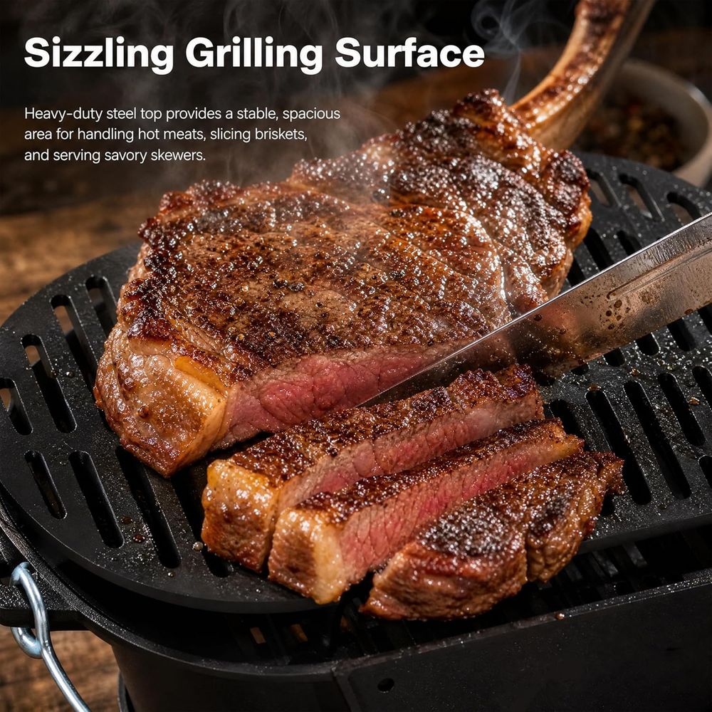Portable Cast Iron Hibachi Gri - Japanese Outdoor Camping avis et prix