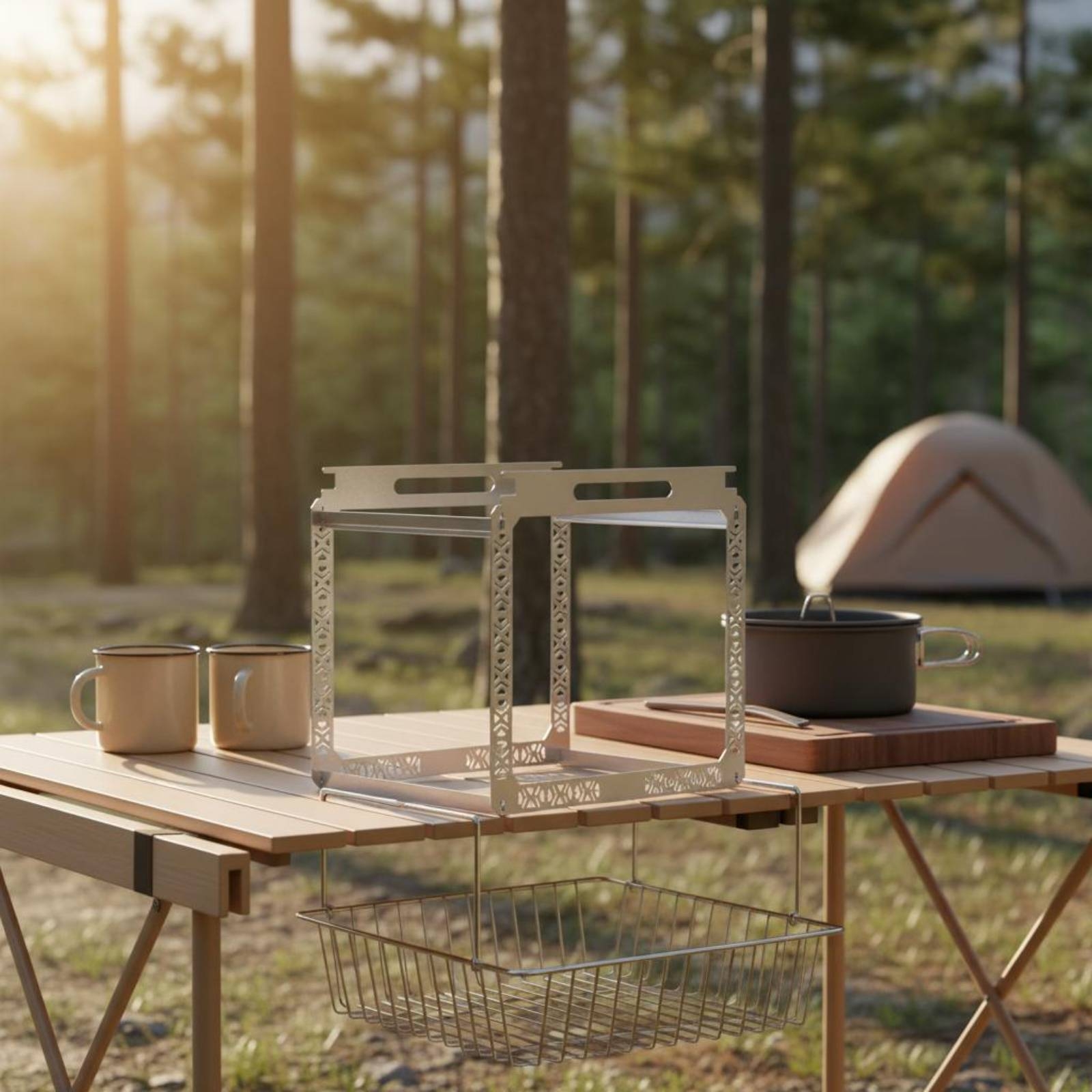 IGT Hanging Rack Rust Resistan - Outdoor Camping Gear avis et prix