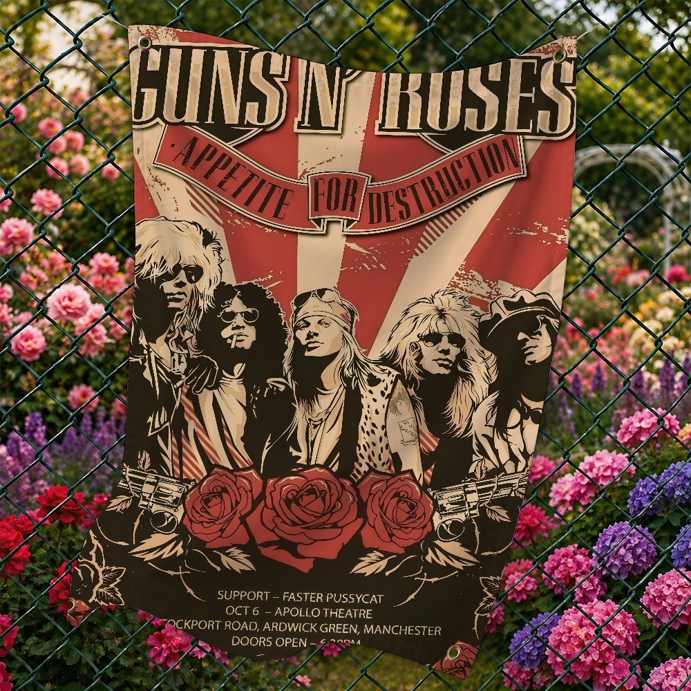 G-GUNS N R-ROSES Rock Brand Wa - Outdoor Camping Wallpaper avis et prix