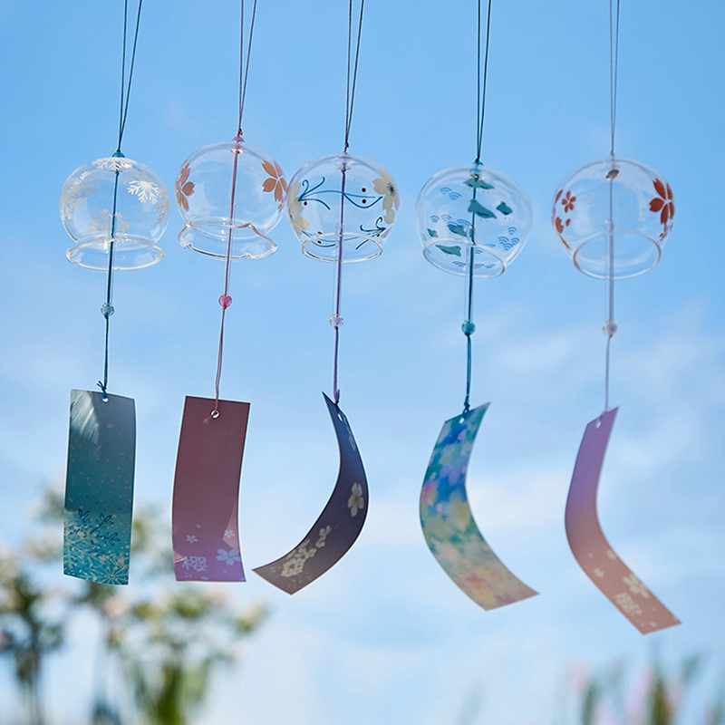 Japanese Style Glass Wind Chim - Japanese Outdoor Camping avis et prix