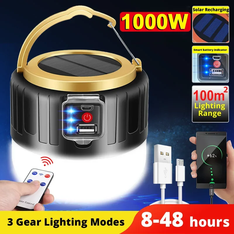 LED Solar Camping Light Power  - Camping Solar Lantern avis et prix