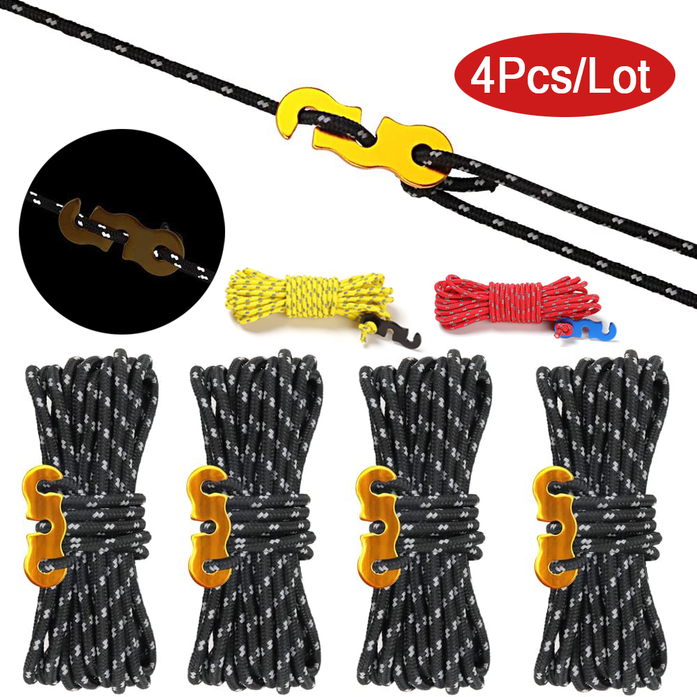 4Pcs Outdoor Guy Lines Tent Co - Outdoor Camping Guy avis et prix