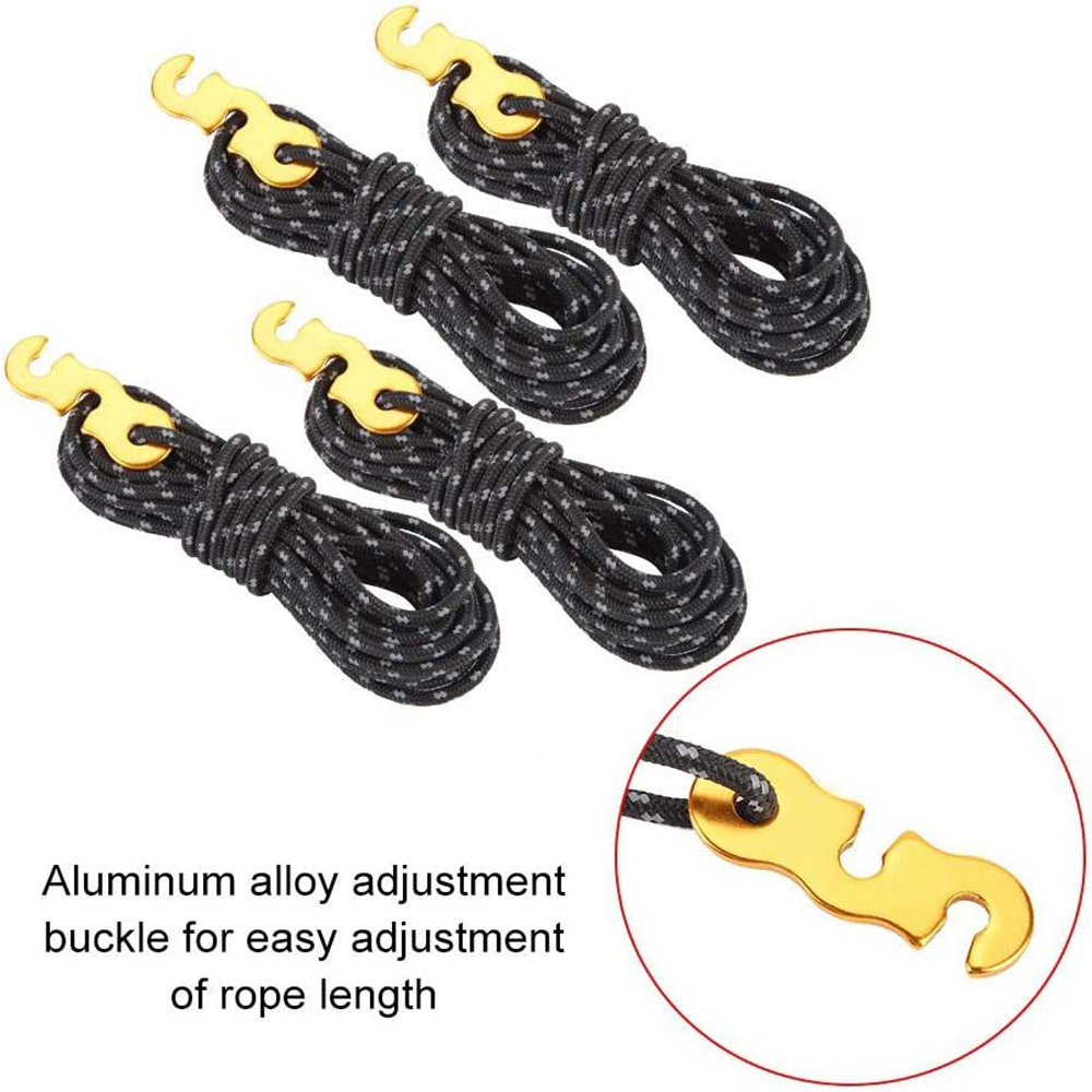 4Pcs Outdoor Guy Lines Tent Co - Outdoor Camping Guy avis et prix