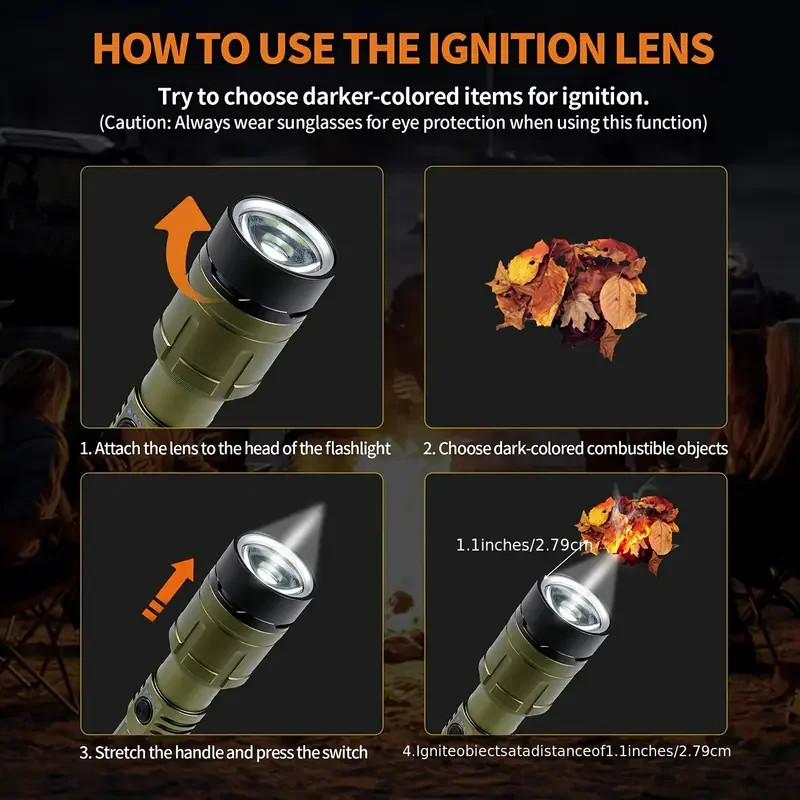 Ultra Powerful Flashlight Conc - Outdoor Camping Lamp avis et prix