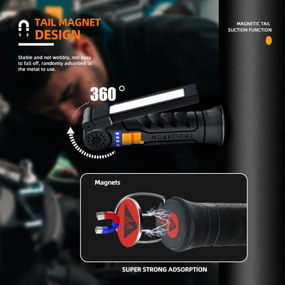Portable COB LED Flashlight US - Outdoor Camping Lamp avis et prix