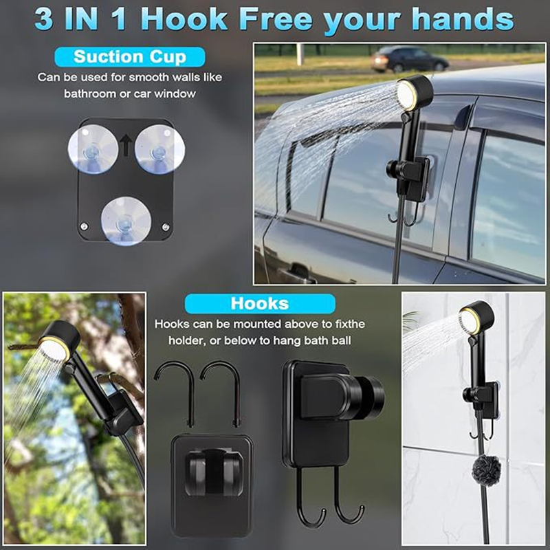 Camping Shower 3.6V 8000mAh IP - Outdoor Camping Bathroom avis et prix