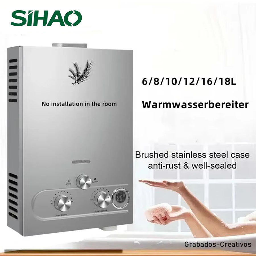 SIHAO 12L 16L 18L GPM LPG Gas  - Outdoor Camping Bathroom avis et prix