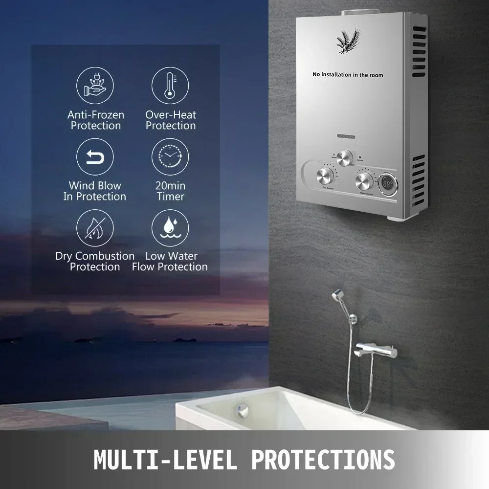 SIHAO 12L 16L 18L GPM LPG Gas  - Outdoor Camping Bathroom avis et prix