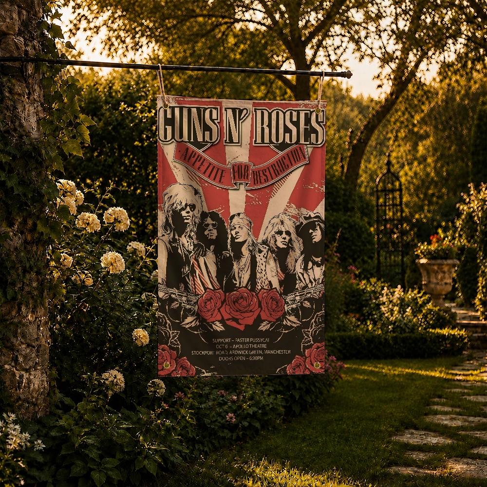G-GUNS N R-ROSES Rock Brand Wa - Outdoor Camping Wallpaper avis et prix