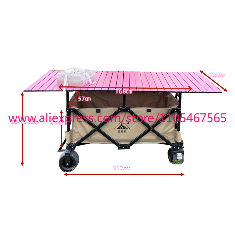1PCS camper stall large foldab - Outdoor Camping Trolley avis et prix