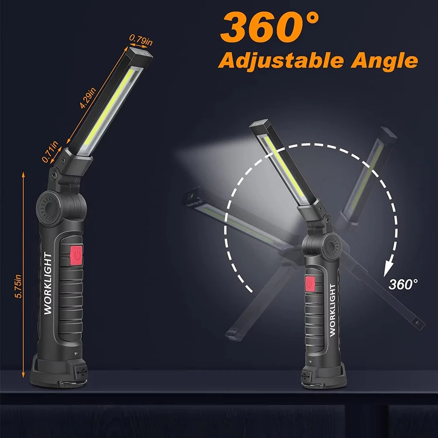 Rechargeable Magnetic Work Lig - Outdoor Camping Lamp avis et prix