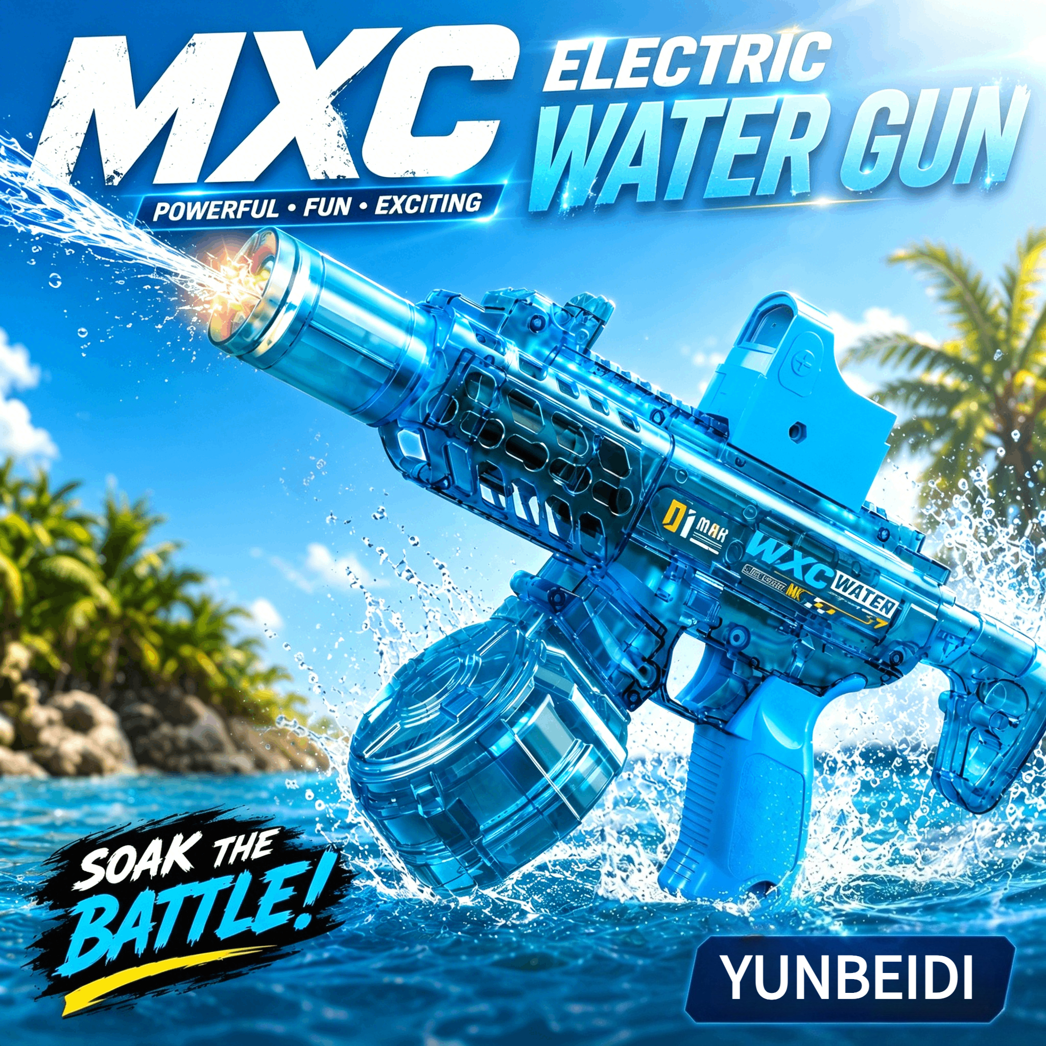 Electric Water Gun Flashing Li - Outdoor Camping Games For Kids avis et prix