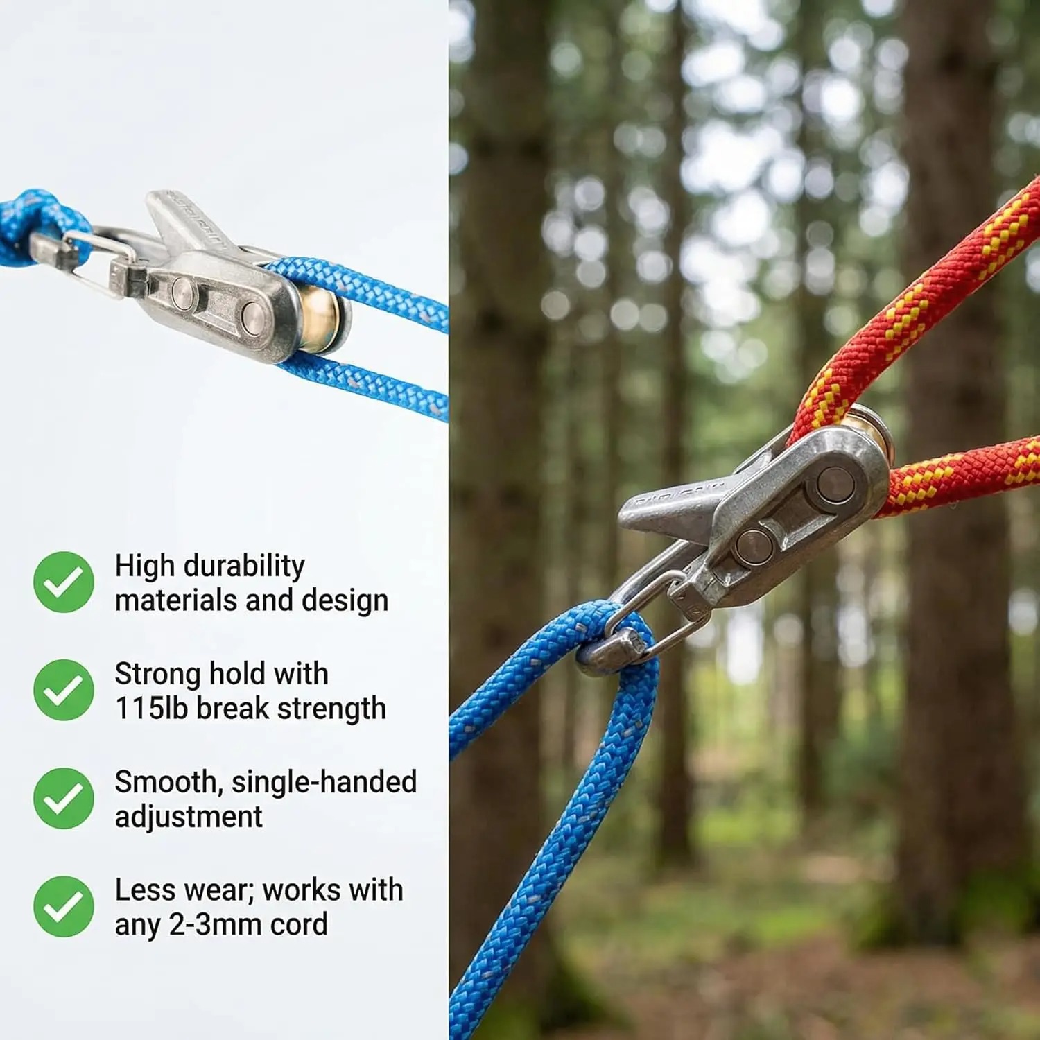 6Pcs Paracord Rope Tensioner K - Outdoor Camping Guy avis et prix