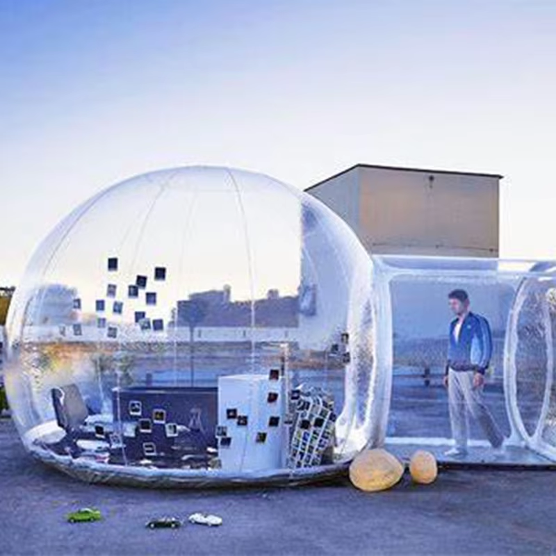 Clear Outdoor Single Tunnel In - Outdoor Camping Inflatable Bubble Tent Large Diy Home avis et prix