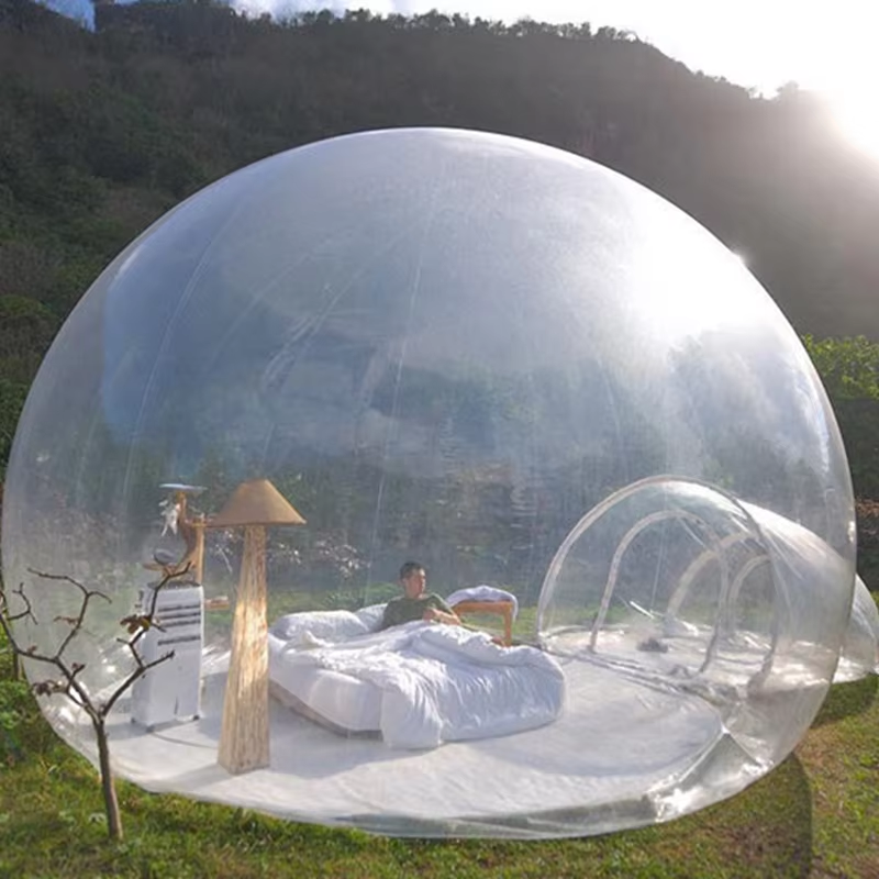 Clear Outdoor Single Tunnel In - Outdoor Camping Inflatable Bubble Tent Large Diy Home avis et prix