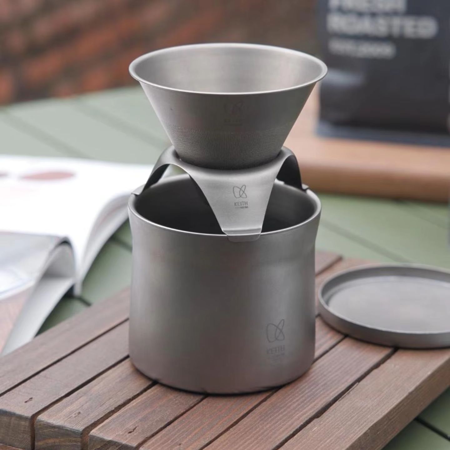 KEITH Titanium Hand Drip Coffe - Outdoor Camping Wallpaper avis et prix