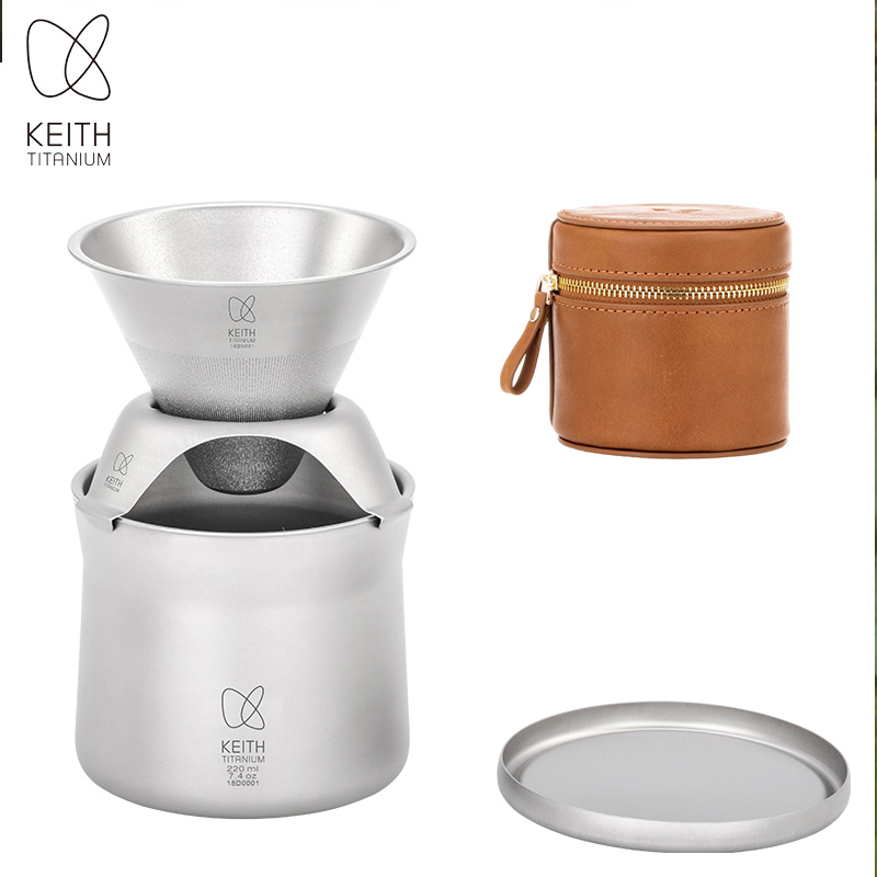 KEITH Titanium Hand Drip Coffe - Outdoor Camping Wallpaper avis et prix