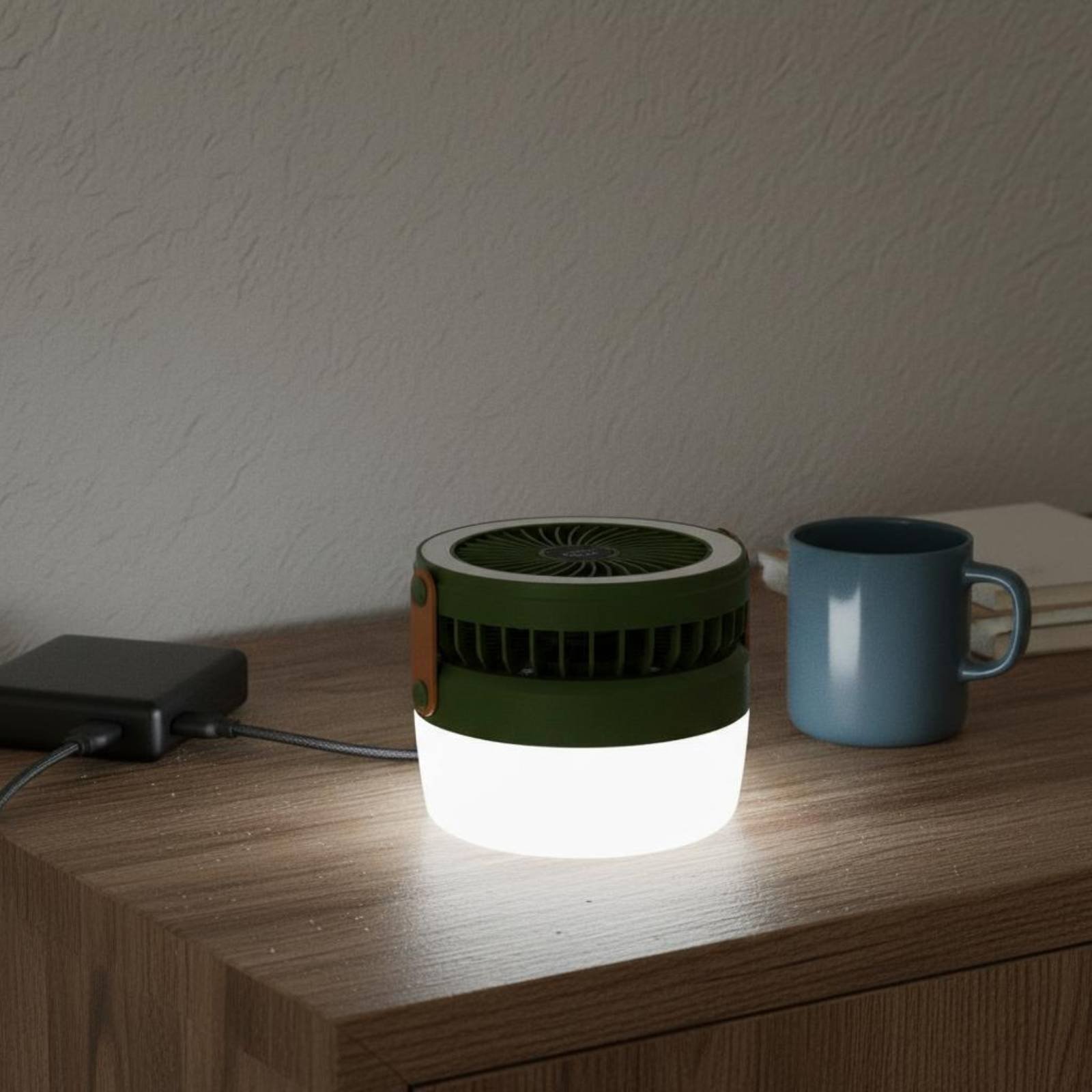 Solar Camping Fan Lantern Fold - Camping Solar Lantern avis et prix