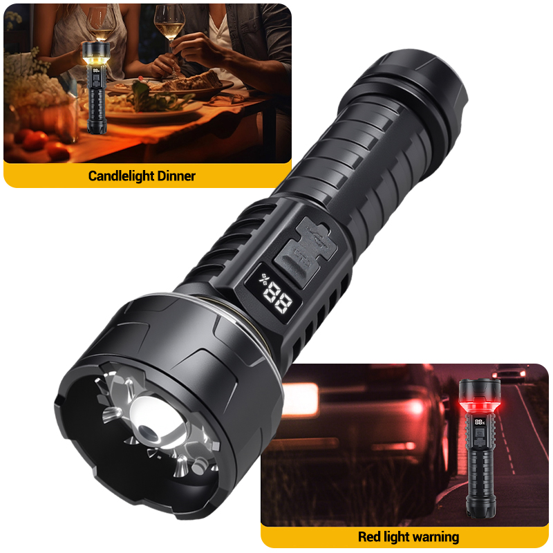 COB LED Flashlight Rechargeabl - Outdoor Camping Lamp avis et prix