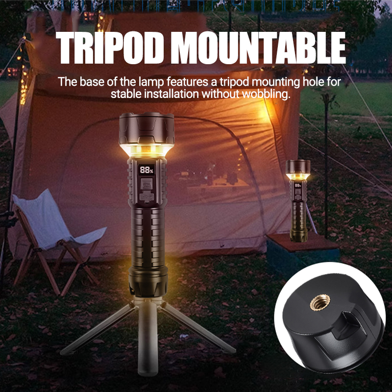 COB LED Flashlight Rechargeabl - Outdoor Camping Lamp avis et prix