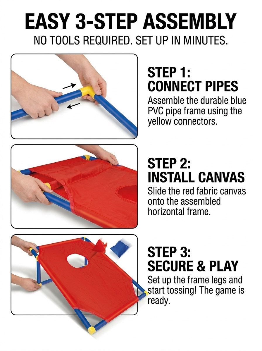 Portable Bean Bag Toss Game-In - Outdoor Camping Games For Kids avis et prix