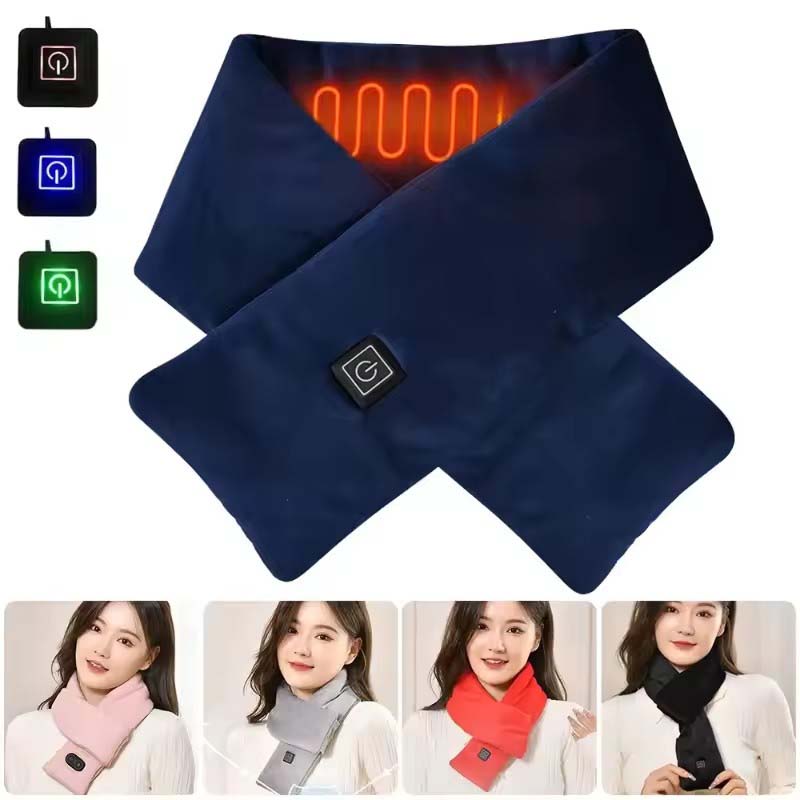 USB Women Men Heating Scarf Te - Outdoor Camping Gear avis et prix