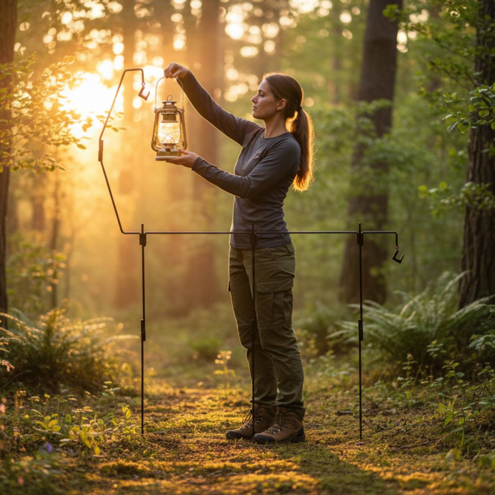 Camping Lantern Stand Easy to  - Outdoor Camping Gear avis et prix