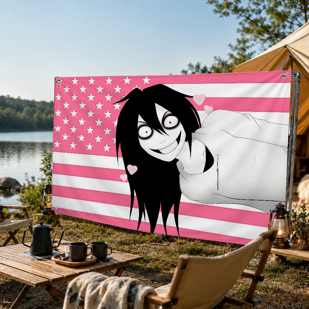 Cartoon Jeff the Killer wallpa - Outdoor Camping Wallpaper avis et prix