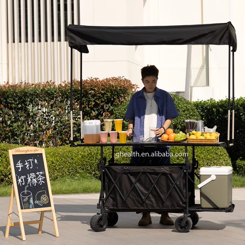 Stall Folding Steel Table Trol - Outdoor Camping Trolley avis et prix
