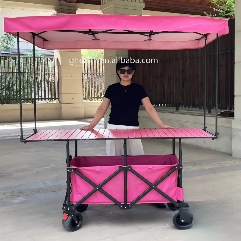 Stall Folding Steel Table Trol - Outdoor Camping Trolley avis et prix