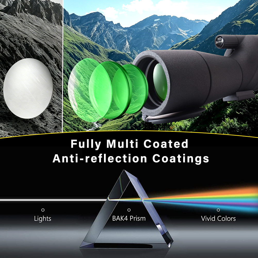 25-75x60 Zoom Spotting Scope C - Outdoor Camping Gear avis et prix