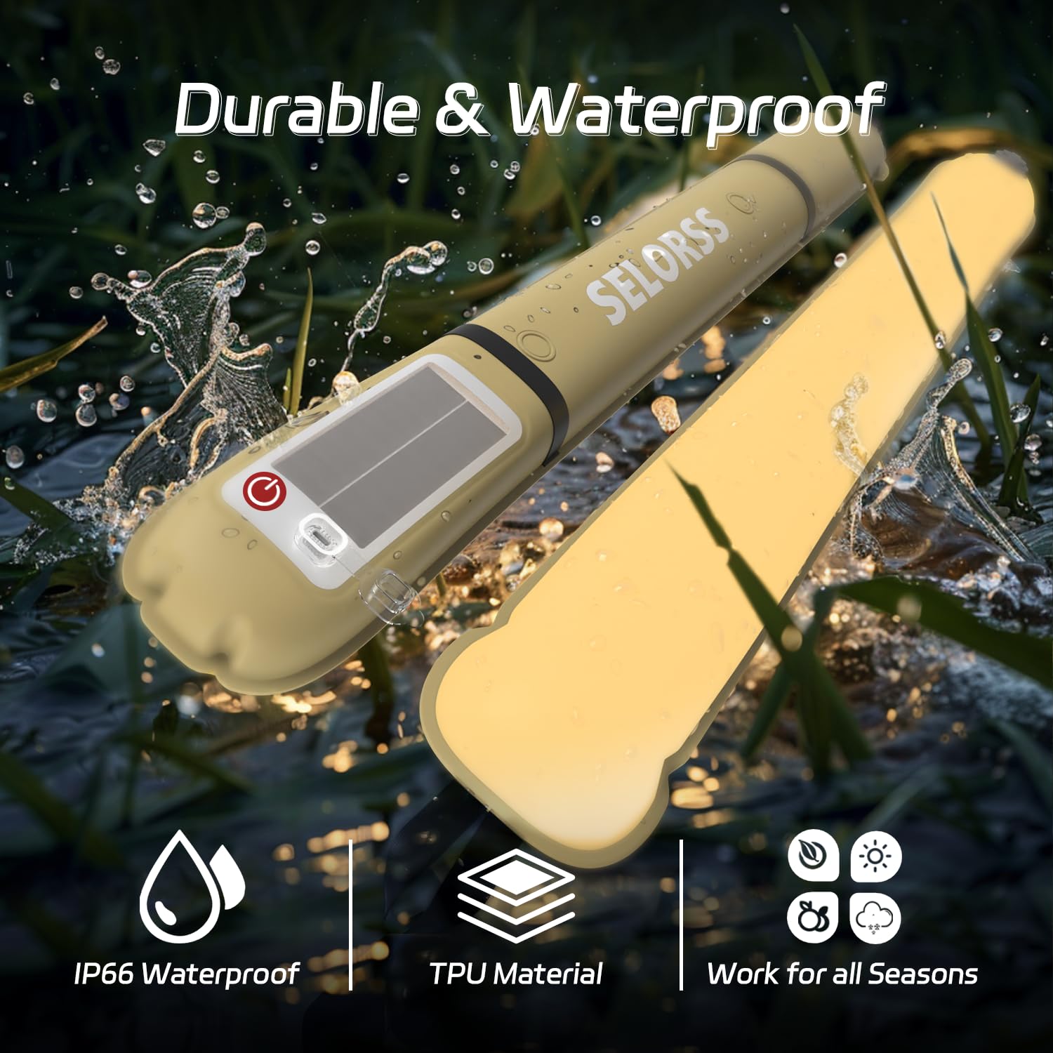 SELORSS Solar Camping Lantern  - Camping Solar Lantern avis et prix