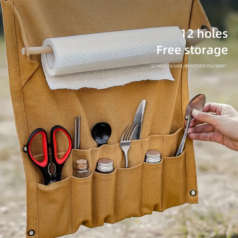 Outdoor Canvas Utensil Organiz - Outdoor Camping Wallpaper avis et prix