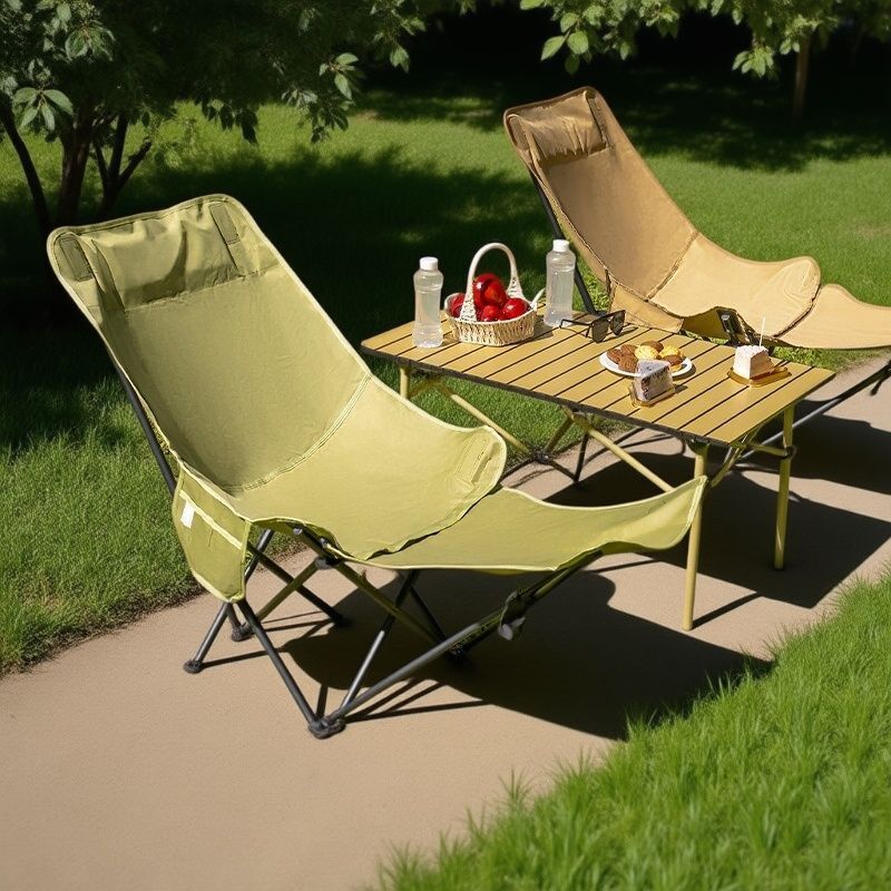 Moon chair with four adjustabl - Outdoor Camping Lounge Chairs avis et prix